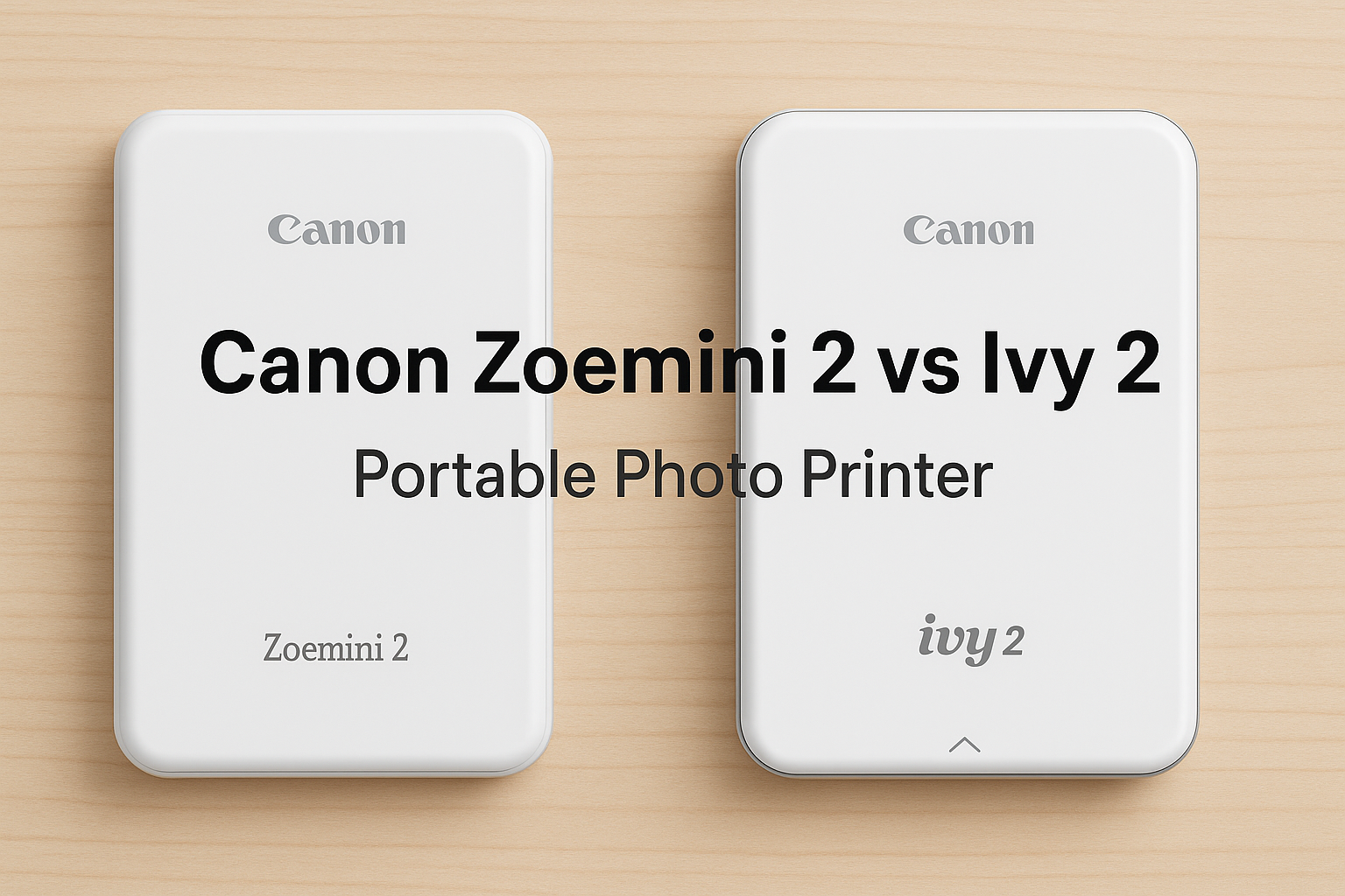 Canon Zoemini 2 vs. Ivy 2: The Ultimate Pocket Photo Printer Comparison