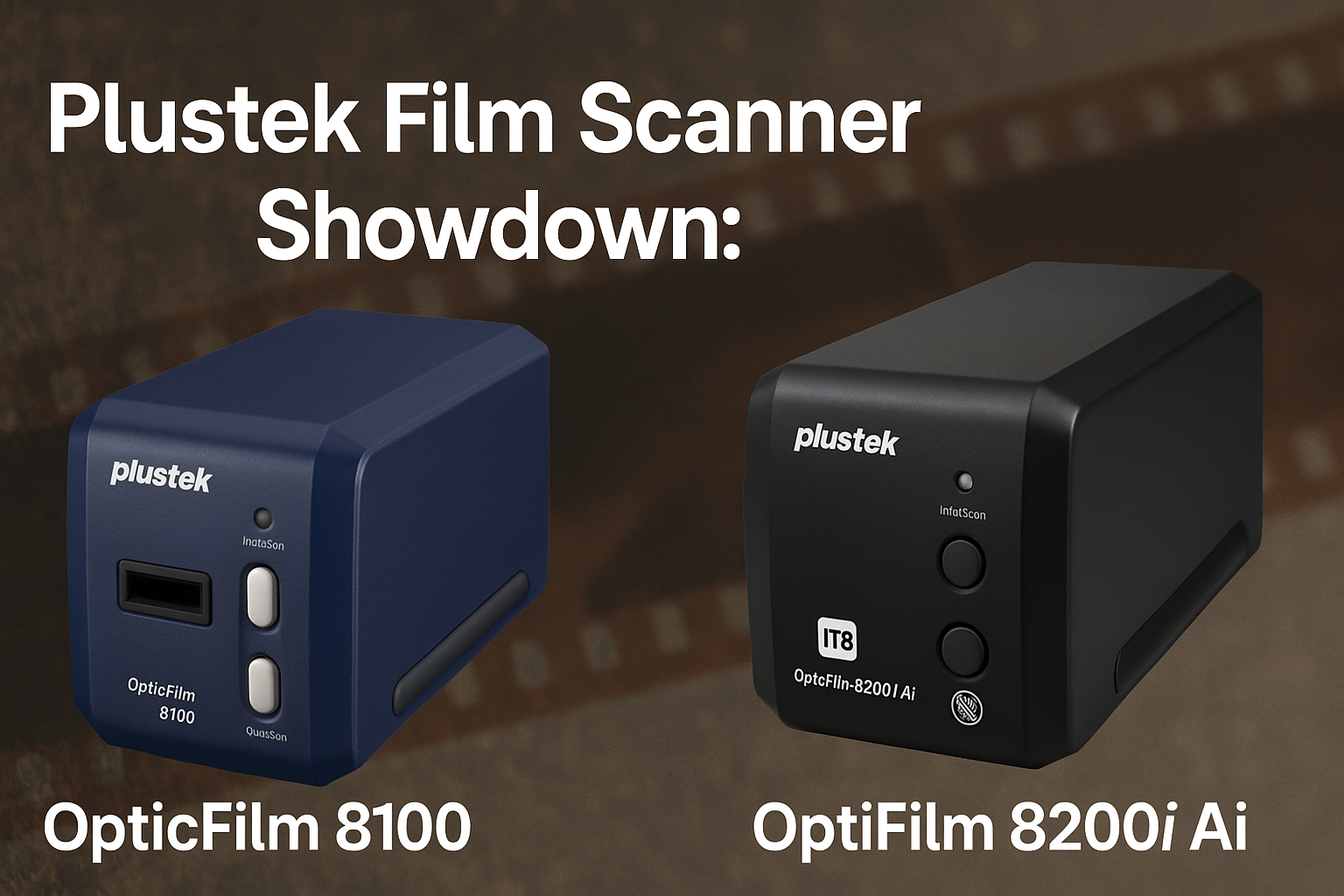 Plustek Film Scanner Showdown: OpticFilm 8100 vs. 8200i Ai – Which One Should You Choose?