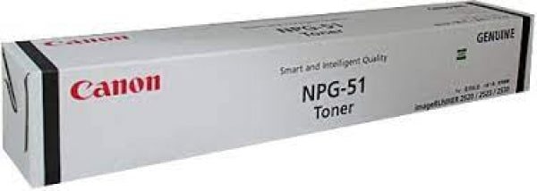 1 X Genuine Canon Tg-51 Gpr35 Black Toner Cartridge Npg51 (14.6K Pages) -
