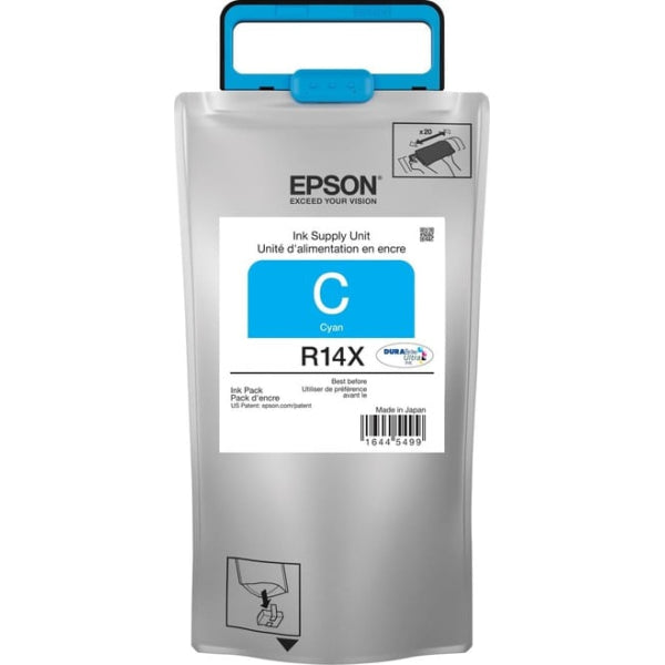1 X Genuine Epson R14X Cyan Ink Pack High Yield Cartridge -