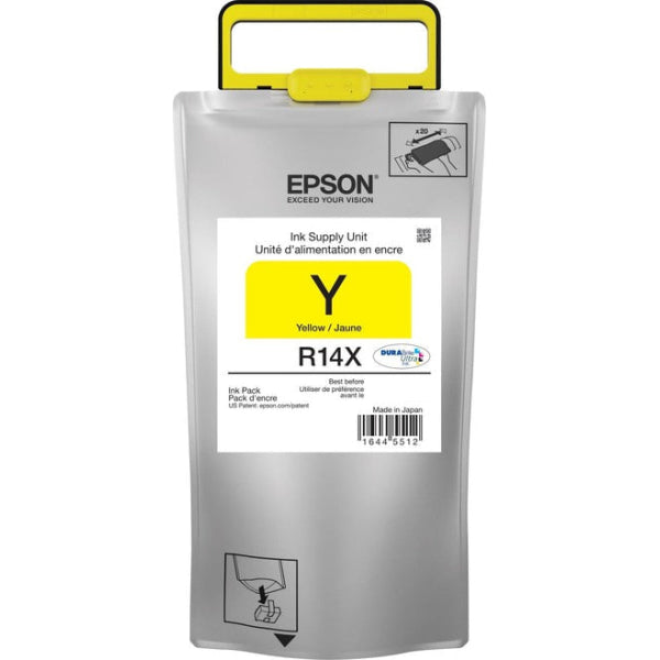 1 X Genuine Epson R14X Yellow Ink Pack High Yield Cartridge -