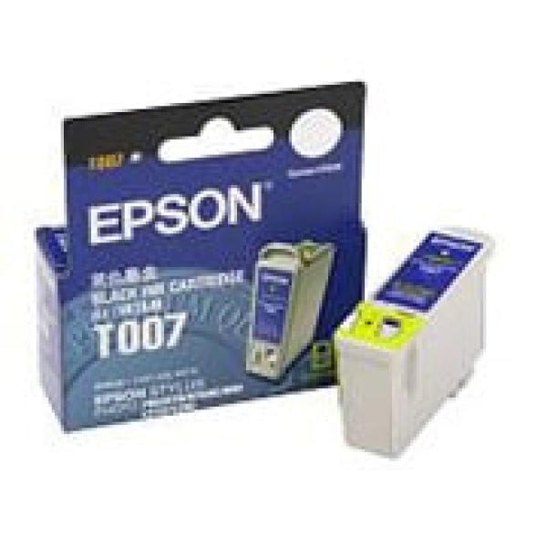 1 X Genuine Epson T007 Black Ink Cartridge -
