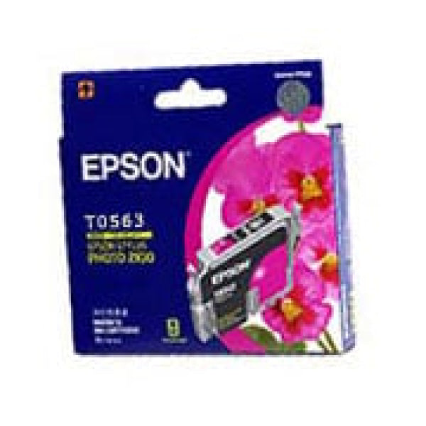 1 X Genuine Epson T0563 Magenta Ink Cartridge -