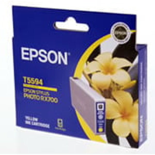 1 X Genuine Epson T5594 Yellow Ink Cartridge -