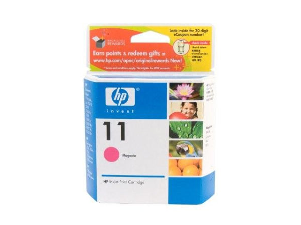 1 X Genuine Hp 11 Magenta Ink Cartridge C4837Aa -
