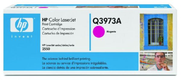 1 X Genuine Hp Q3973A Magenta Toner Cartridge 123A -