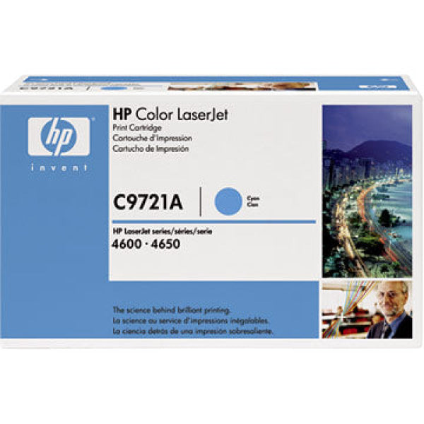 1 X Genuine Hp C9721A Cyan Toner Cartridge 641A -