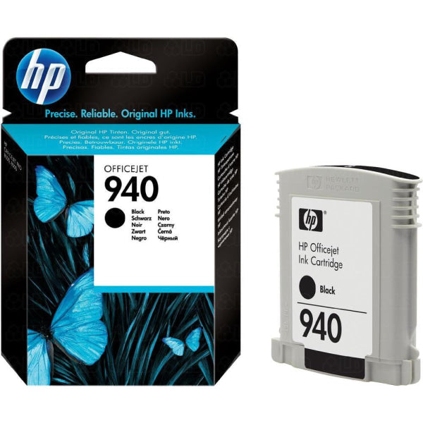 1 X Genuine Hp 940 Black Ink Cartridge C4902Aa -