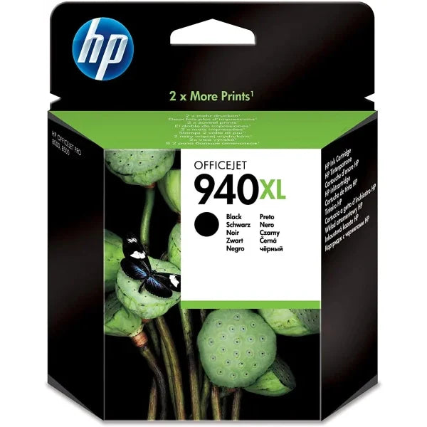 1 X Genuine Hp 940Xl Black Ink Cartridge C4906Aa -