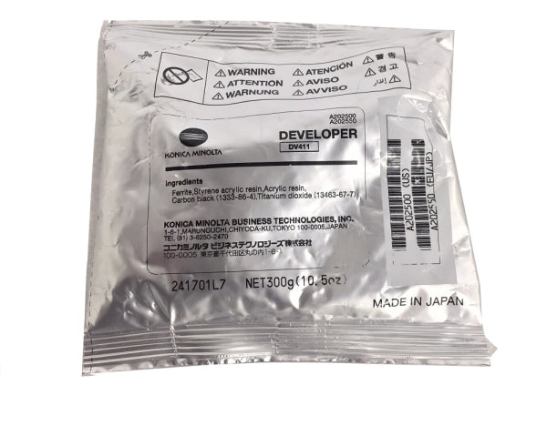 1 X Genuine Konica Minolta Bizhub 223 283 363 423 Developer A202500 Accessories