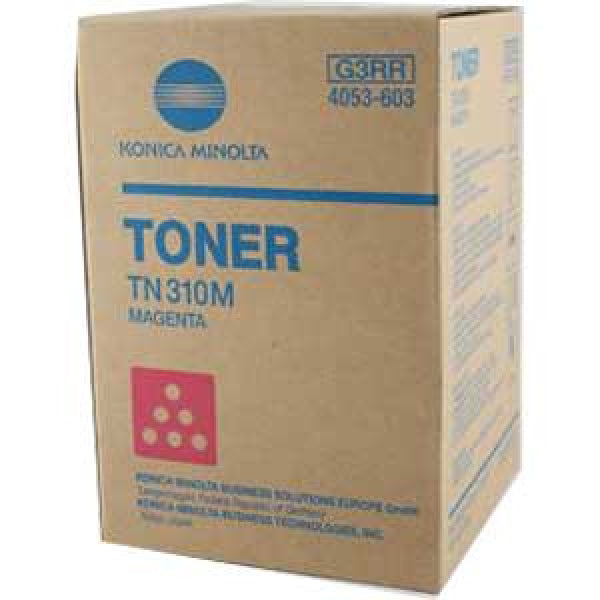 1 X Genuine Konica Minolta Bizhub C350 C351 C450 Magenta Toner Cartridge Tn310M 4053603 -