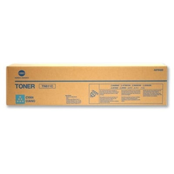 1 X Genuine Konica Minolta Bizhub C451 C550 C650 Cyan Toner Cartridge Tn611C A070450 -