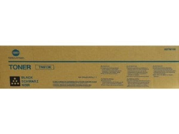 1 X Genuine Konica Minolta Bizhub C552 C652 Black Toner Cartridge Tn613K A0Tm150 -