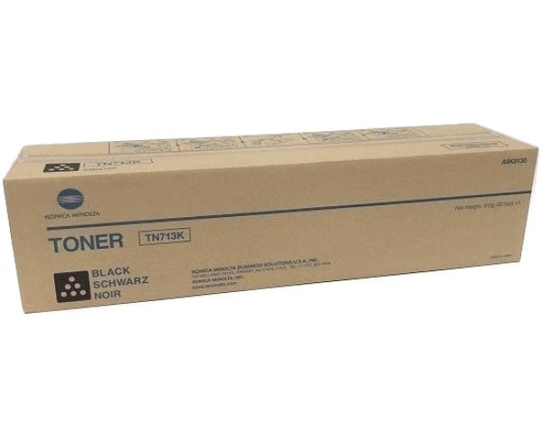 1 X Genuine Konica Minolta Bizhub C659 C759 Black Toner Cartridge Tn713K A9K8150 -