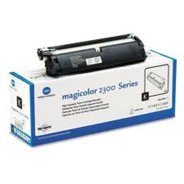 1 X Genuine Konica Minolta Magicolor 2300 Black Toner Cartridge 1710517005 -
