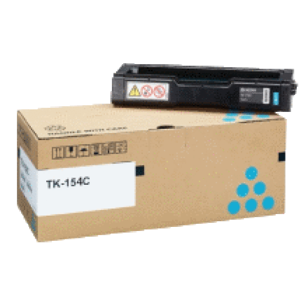 1 X Genuine Kyocera Tk-154C Cyan Toner Cartridge Fs-C1020Mfp -