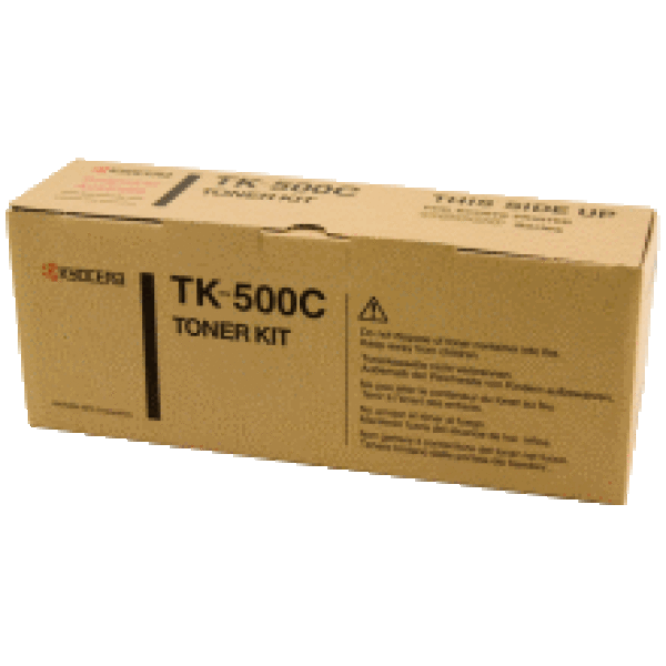 1 X Genuine Kyocera Tk-500C Cyan Toner Cartridge Fs-C5016N -