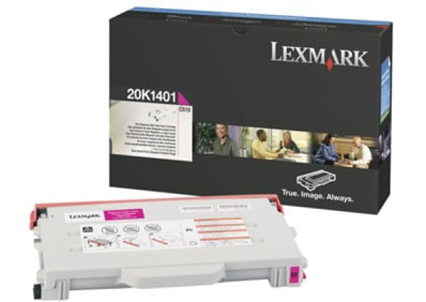 1 X Genuine Lexmark C510 Magenta Toner Cartridge High Yield -