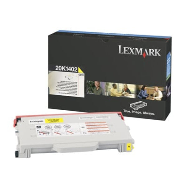 1 X Genuine Lexmark C510 Yellow Toner Cartridge High Yield -