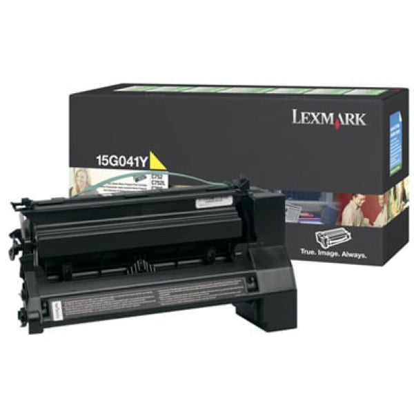 1 X Genuine Lexmark C752 C760 C762 X762 Yellow Toner Cartridge Return Program -