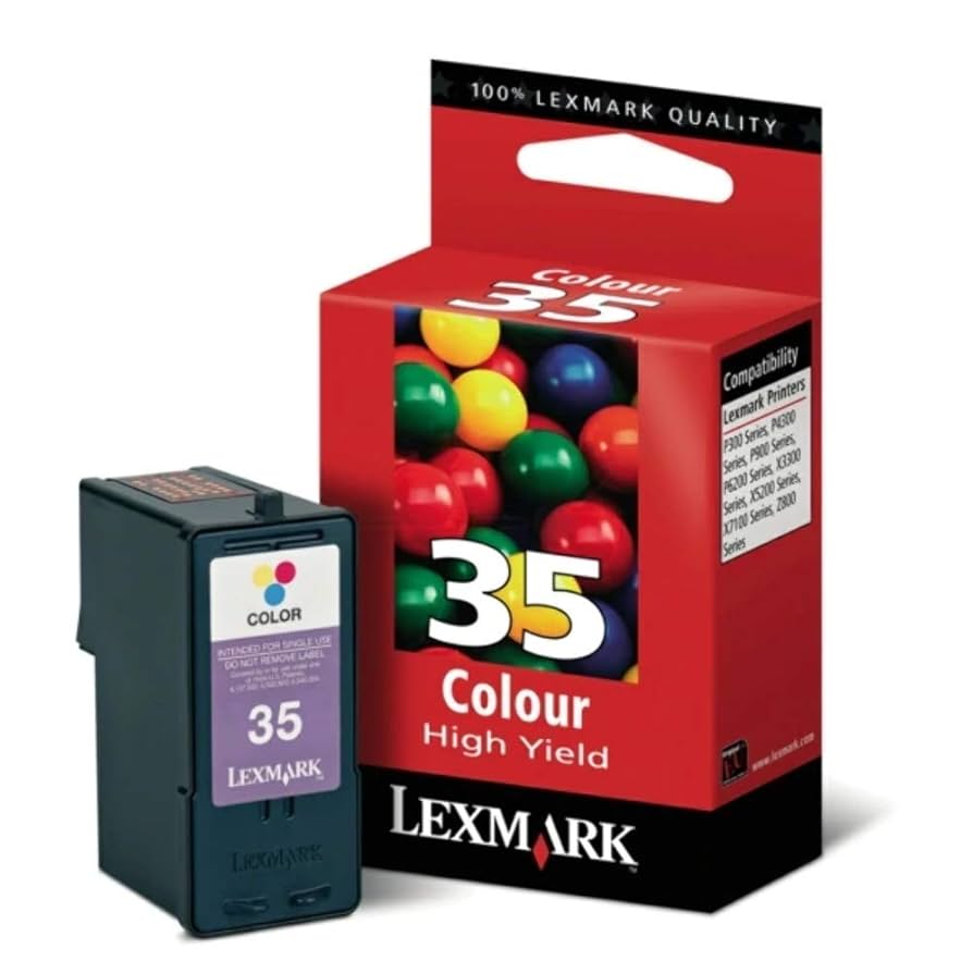 Lexmark #35 High Yield Color Ink Cartridge for X5250/X5270/X5450/X5470/Z1320/Z1400(18C0035A)