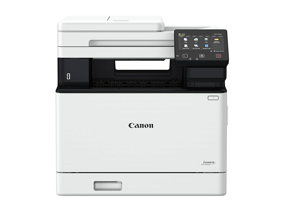 Canon i-SENSYS MF754CDWII A4 Color Laser Wireless Multifunction Printer (MFP) 28PPM Replace MF756CX