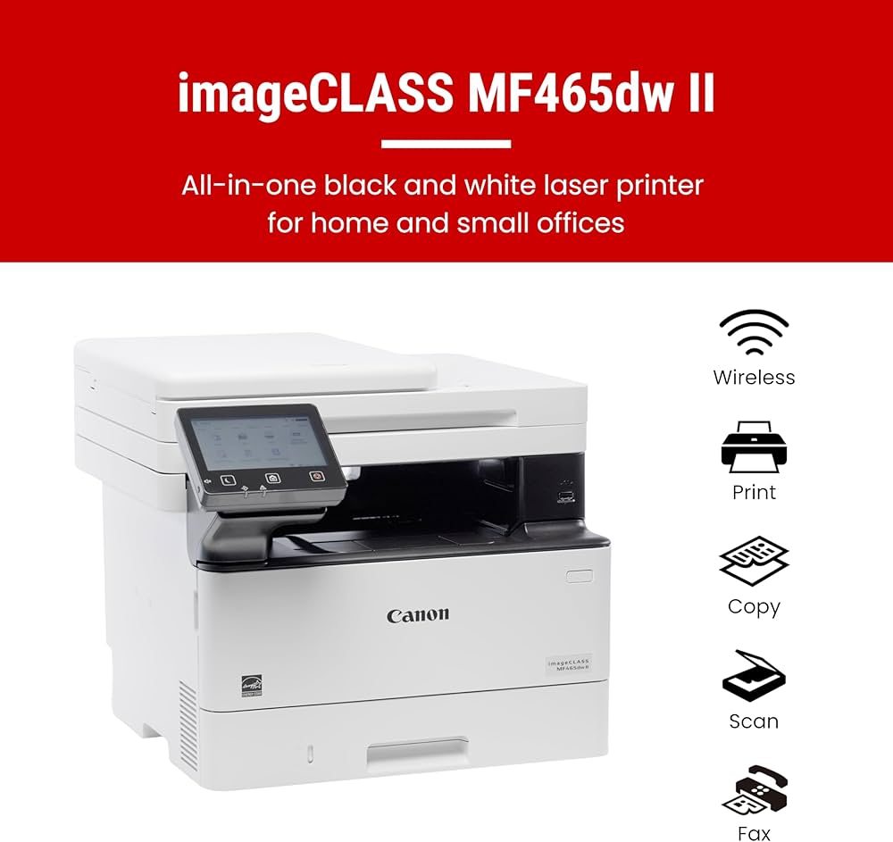 Canon MF465DWII Mono Laser Printer A4 Duplex Multi-Function Wi-Fi
