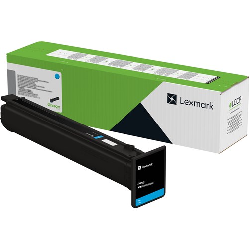 Genuine Lexmark 24B7570 BSD Cyan Toner Cartridge High Yield for XC9525, XC9535, XC9635, XC9645, XC9655 β 46.9K Yield