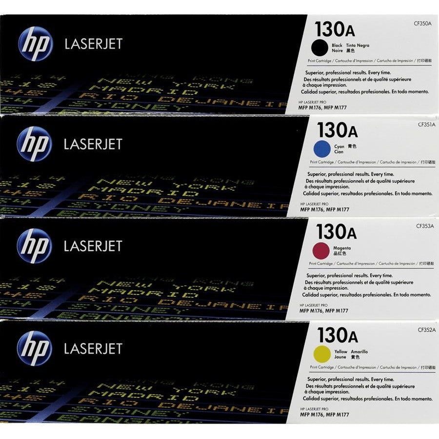 HP Genuine Toner Cartridge CF350A/CF351A/CF352A/CF353A for Color LaserJet Pro M153 / M176n / M177fw