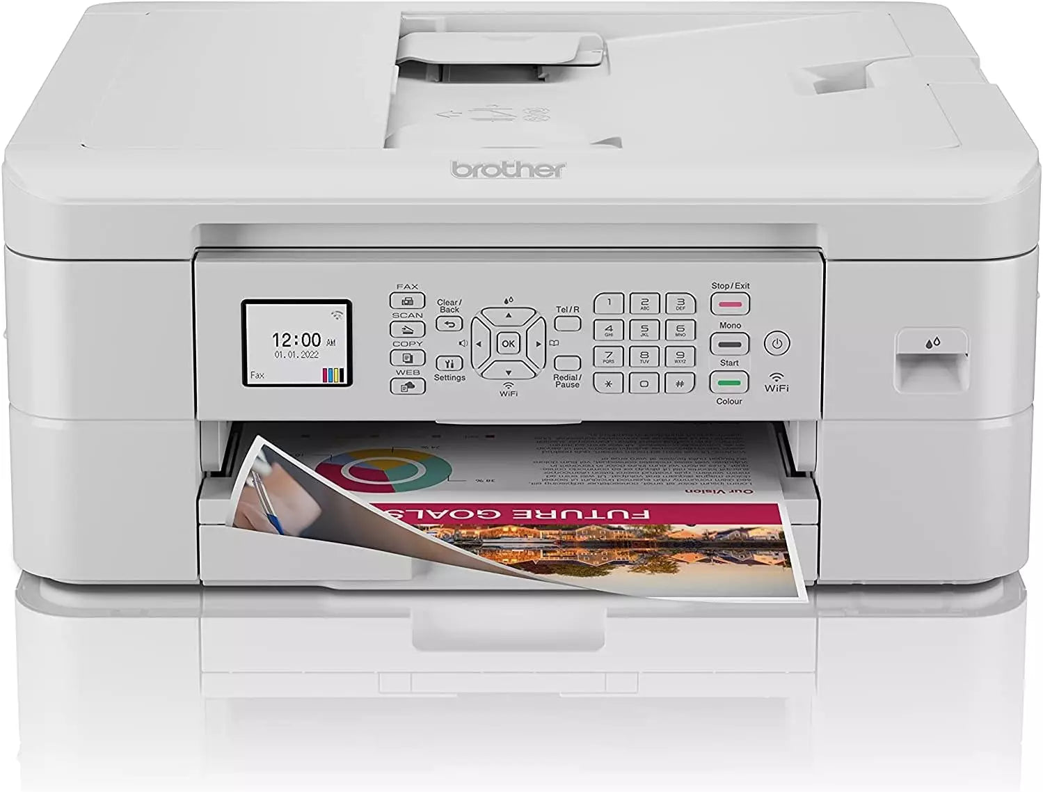 Brother MFC-J1010DW All-in-One colour Ink Printer - Print/Copy/Scan/FAX/Duplex Printing