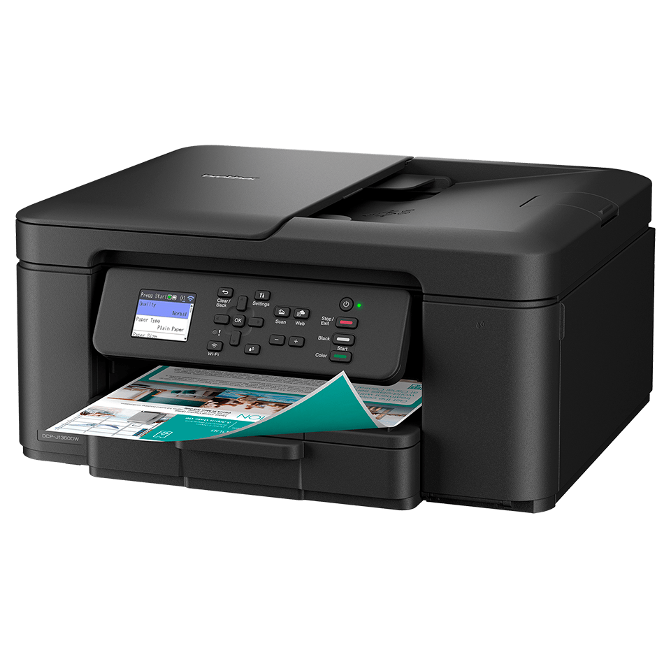 *NEW!* Brother DCP-J1360DW Colour Inkjet A4 Multi-Function Printer+ADF /w LC531 Ink Set