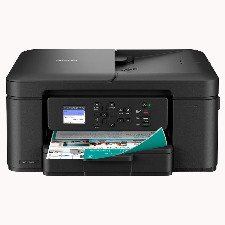*NEW!* Brother DCP-J1360DW Colour Inkjet A4 Multi-Function Printer+ADF /w LC531 Ink Set