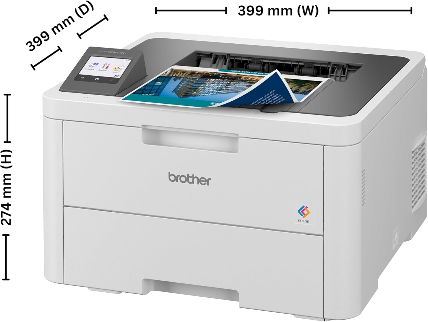 Brother HL-L3280CDW A4 Color Laser WiFi Printer+BONUS: TN258XL Black Toner (3K)