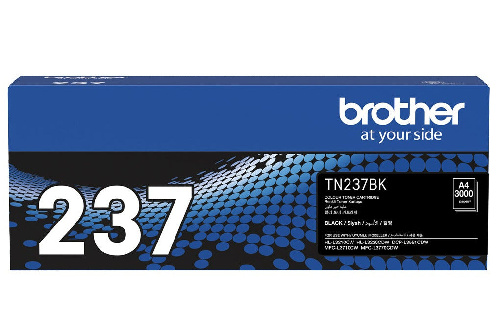 Genuine Brother TN237BK Black High Yield Laser Toner Cartridge 3K Pages (NZ Only)