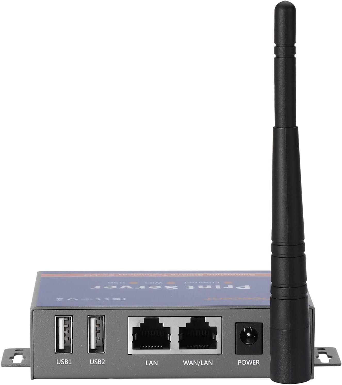 OZ CR202 Wireless Print Server for USB Printer, Convert Wired Printer to Wireless WiFi Ethernet - Win & Mac Linux