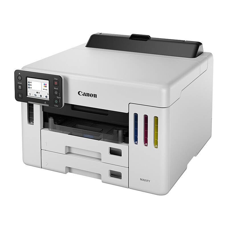 Canon MegaTank GX5560 A4 Single Function Colour Ink Tank Printer+Dual Tray GI66 Ink Bottle