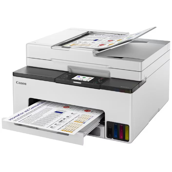 Canon Maxify MegaTank GX2060 4-in-1 Colour Wireless MultiFunction Printer+ADF+FAX