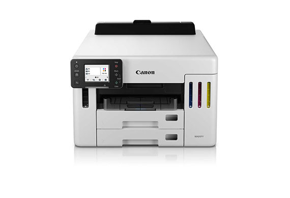Canon MAXIFY GX5560 MegaTank A4 Single Function Color Printer+Dual Tray 24PPM GI-66 Ink Bottle