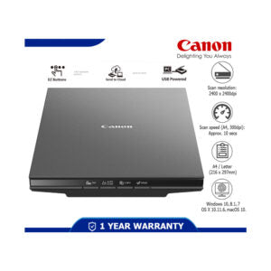 Canon CanoScan LIDE300 A4 Flatbed USB Colour Document Scanner 2400x2400dpi