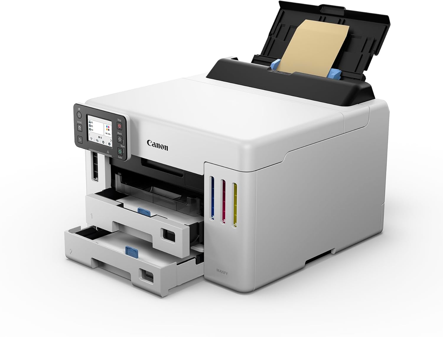 Canon MAXIFY GX5560 MegaTank A4 Single Function Color Printer+Dual Tray 24PPM GI-66 Ink Bottle