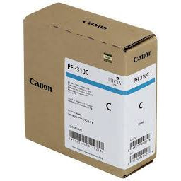 Genuine Canon PFI-310C Cyan Ink Tank Cartridge for Tx Range LFP 330ML