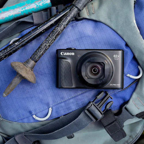 New Canon PowerShot SX740HS Compact Digital Camera 40x Zoom BLACK+Wty