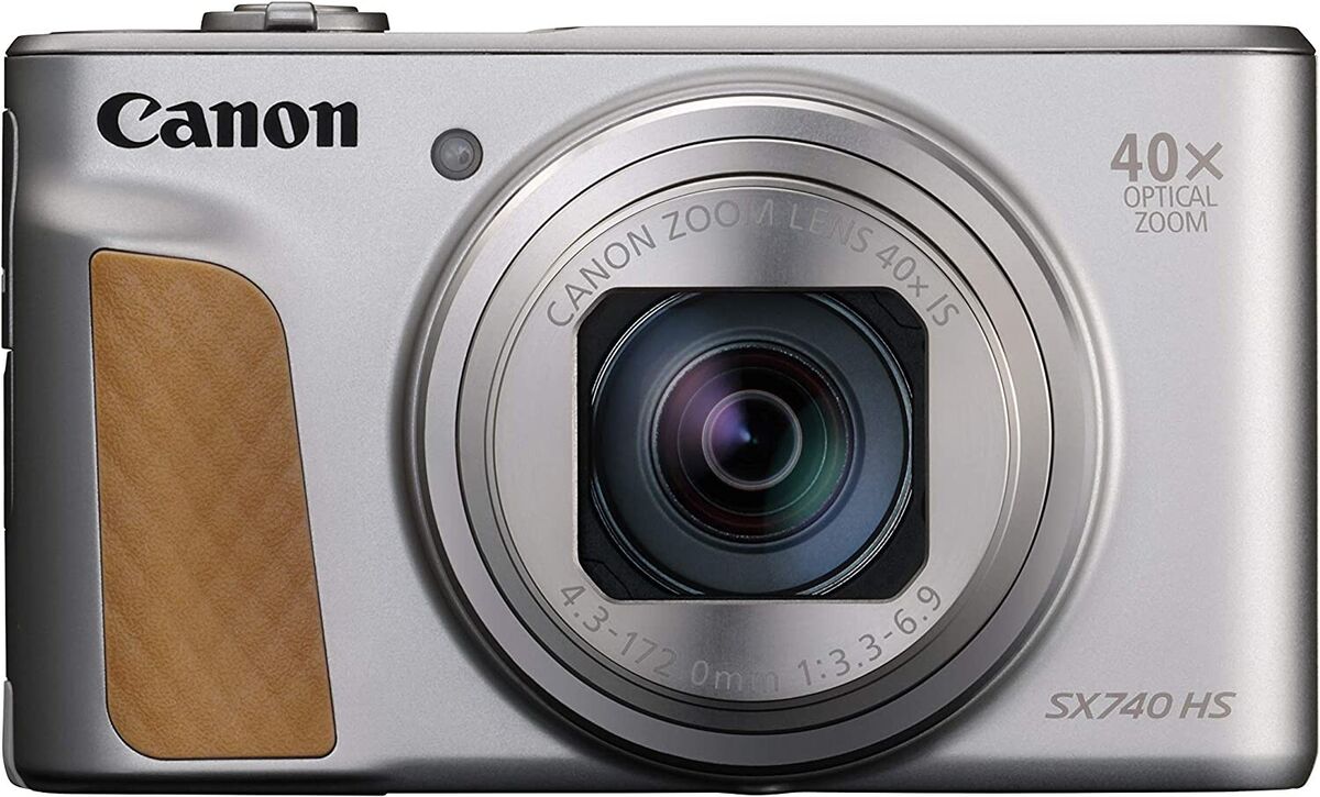 Brand New Canon PowerShot SX740 HS Silver 4K Compact Digital Camera 20.3MP 40x Zoom