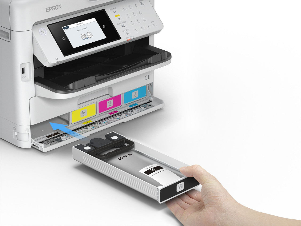 *RFB* Epson WorkForce Pro WF-C5890 A4 Inkjet Business MFP Printer+Pre-filled Ink C11CK23501