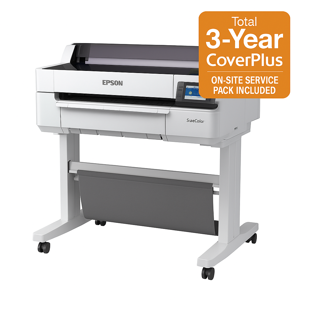 Bundle: Epson SureColor T3160 A1 24" Large Format LFP Printer+STAND+BONUS: 3-Year Wty