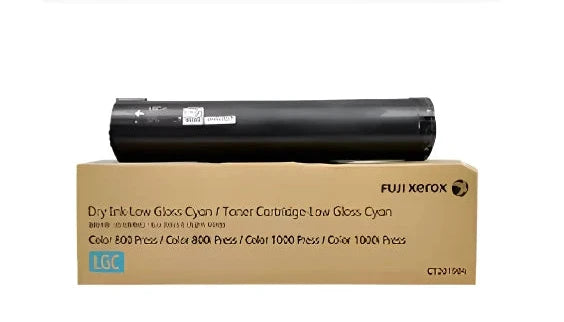 Genuine Fuji Xerox CT201904 Low Gloss Cyan Toner Cartridge LGC - for Color 800i / 1000i Press