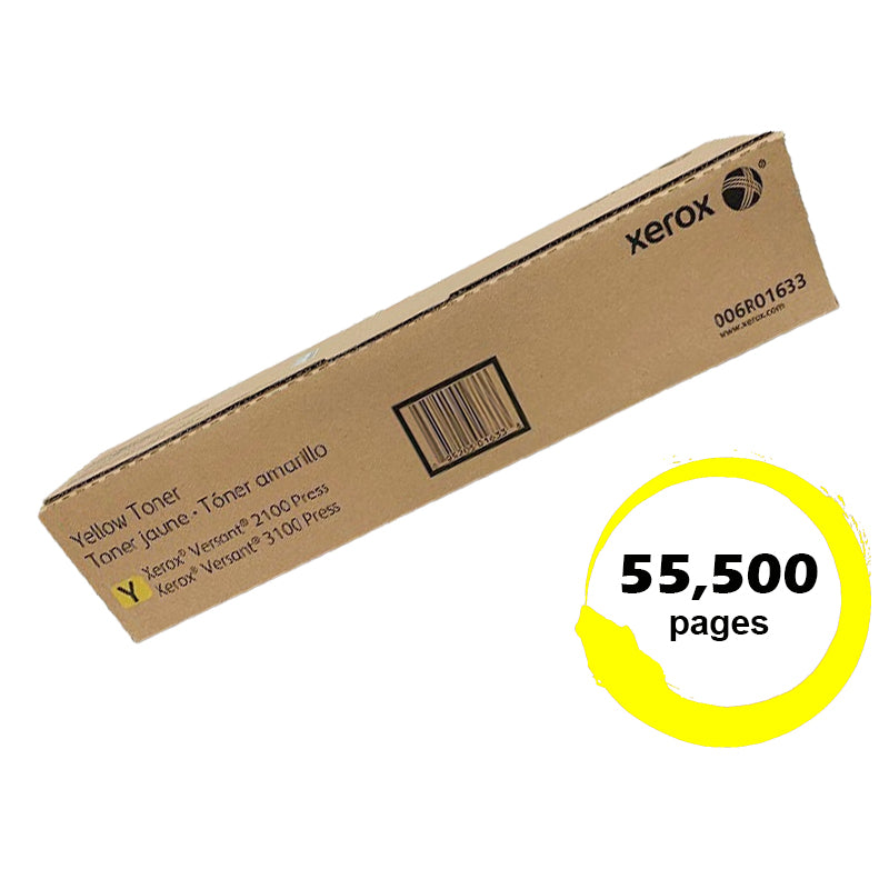 Genuine Fuji Xerox CT202228 Yellow Toner Cartridge for Versant 2100 3100 (55K)