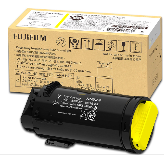 Genuine FujiFilm CT203985 Yellow Toner Cartridge (Y) Metered for AC3530 AC4030 APC4030 (15K)