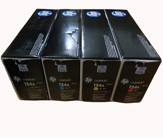 *Bundle!* 4x Pack HP Q6000A Q6001A Q6002A Q6003A Toner Cartridge Set #124A