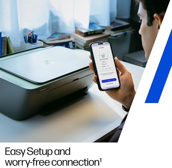 HP DeskJet 2922 A4 Inkjet All-in-One Printer Wi-Fi Instant Ink Ready #68 Ink Cartridge A24HYC